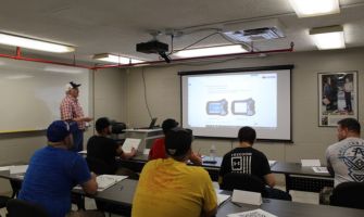 Investing in Tomorrow: Plant 5 Employees Gain Robotics Skills Through OCTC Training At Waupaca Foundry, investing in people is as critical as investing in equipment. That mindset sparked a growing partnership between Plant 5 in Tell City, Indiana and Owensboro Community & Technical College (OCTC) in nearby Owensboro, Kentucky, where employees are participating in hands-on robotics training designed to meet the demands of modern manufacturing. Over the past few years, Waupaca has worked with OCTC to provide foundational robotics courses to both production and maintenance employees. The course covers the essential skills– from safety and system navigation to programming robots for real-world applications on the production floor. “It’s a basic entry-level class,” said Scott Frugé, Maintenance Trainer for Plant 5. “But what they’re learning directly supports our day-to-day operations. They walk away understanding how to use the controller, the pendant, and how to safely program robots t